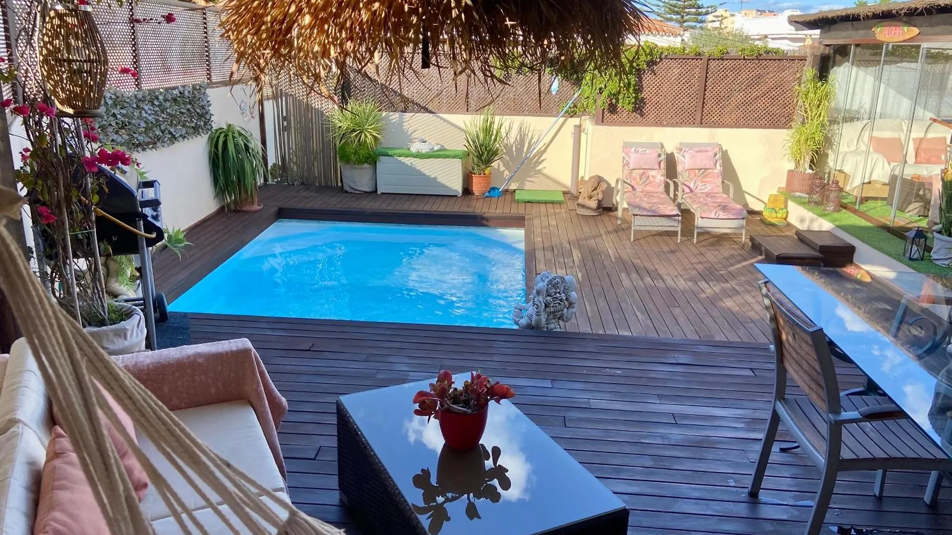 Bungalow Aloha, Piscina Privada, Playa Y Barbacoa Benalmadena Apartment